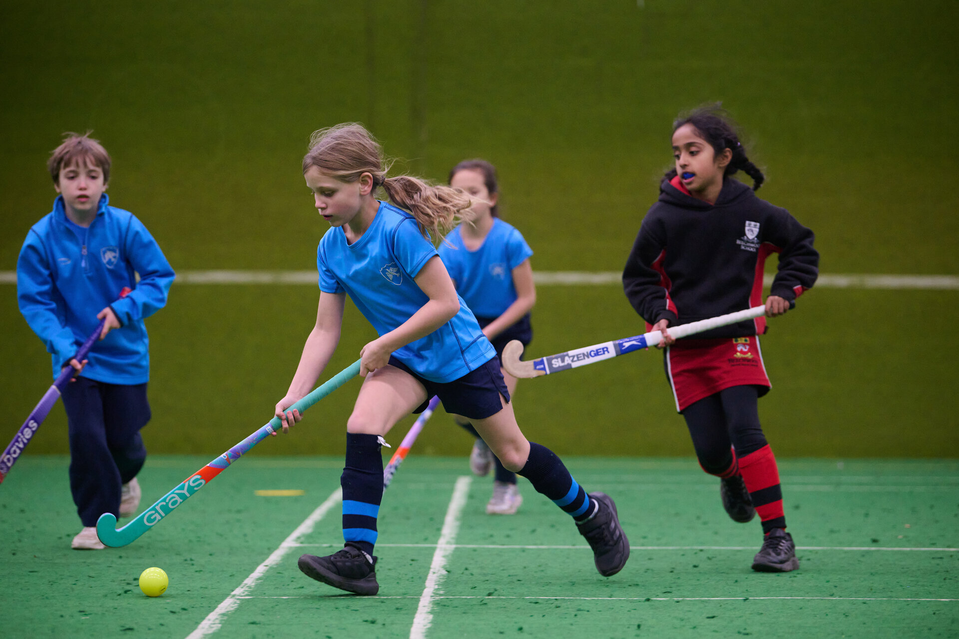 students during a match